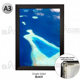 Heavy Duty Snap Frames - A3 BLACK
